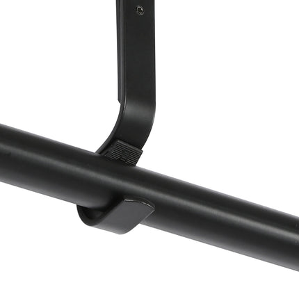 Marlow Steel Curtain Rod Quiet Rail Black-1973194068058050564
