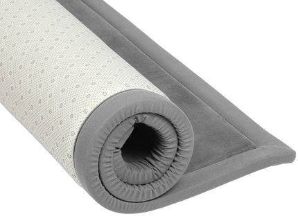 Marlow Coral Velvet Area Rugs Large Mat 120x200cm Grey-1910112283669958660