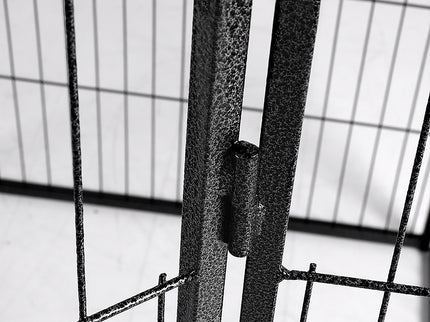 PaWz 8 Panel Pet Dog Playpen Puppy Exercise Black 4kg chicken-1910113003056009220