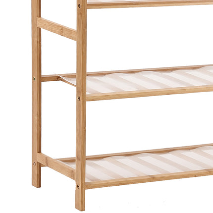 Levede Bamboo Shoe Rack Storage Wooden-1917016719709310980