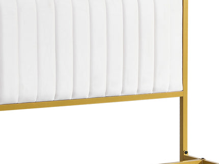 Levede Metal Bed Frame Under Bed Storage Queen Beige-1910112273649766404