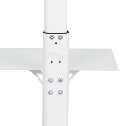 Levede TV Floor Stand 32-65 Inch Universal Swivel Height Adjustable Mount White-2050056791261319172