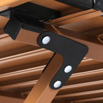 Levede Folding Camping Table Chair Set Oak-1975420437819166724