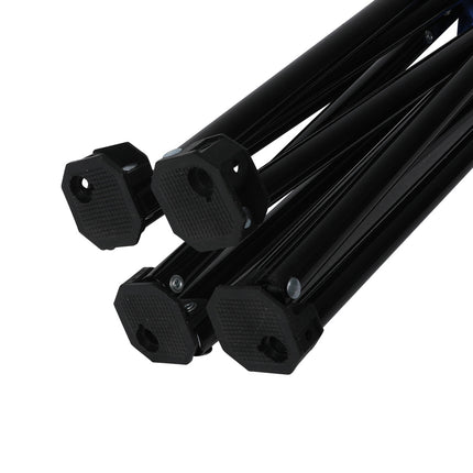 Levede 2Pcs Camping Chairs Folding Arm Black-1975420433268346884
