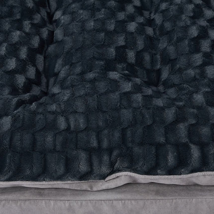 Dog Calming Bed Warm Soft Plush Comfy S Grey Small-1954802527455285252
