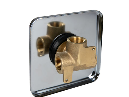 Dutxa Brass Shower Mixer Tap Cold Hot Charcoal-1910113130575433732