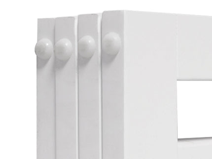 PaWz Wooden Pet Gate Dog Fence Safety White-1864184532832489476