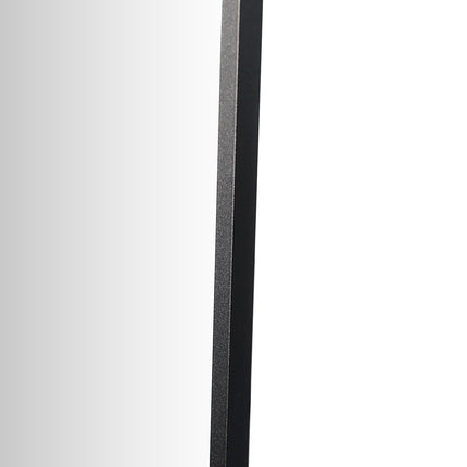 Yezi Rectangular Full Length Mirror 165x60cm Black Standing Floor Wall Leaning-2050059008307499012