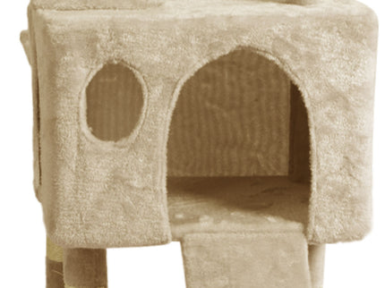 PaWz 184cm Cat Trees Scratching Post Beige-1864184313130651652