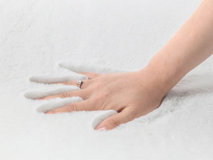 Marlow Floor Rug Area Rugs Cloud Fluffy 60X160cm White-1910113066142535684
