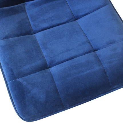 Levede 4x Dining Chairs Kitchen Velvet Blue-1975420493750210564
