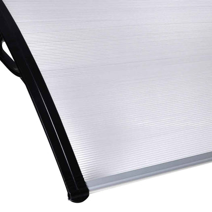 Mountview Window Door Awning Outdoor 1M X 4M Transparent 1x4M-1973193988395634692