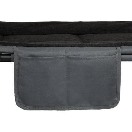 Levede Folding Camping Bed Camp Cots Black-1975420323771846660