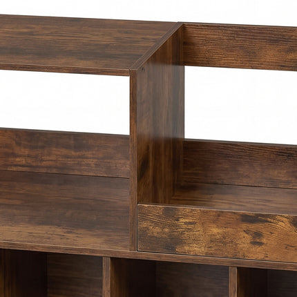 Levede Record Player Stand Vinyl Holder Cabinet Turntable Table 300+ Albums-2061251861998080004