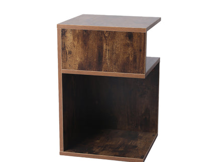 Levede 2x Bedside Tables Wood Side End Oak-1864184439047852036