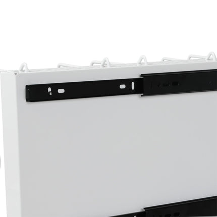 Toque Pots and Pans Organiser Saucepan Holder Storage Pull Out Rack Holder White-2065254301424553988