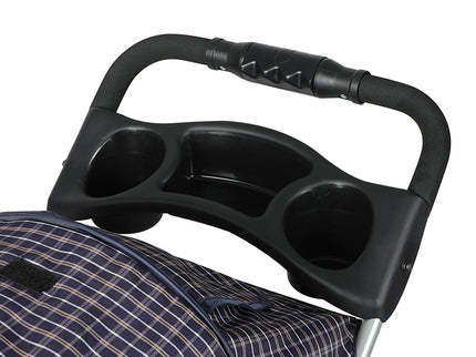 PaWz Large Pet Stroller Dog Cat Carrier Plaid-1864184623995686916