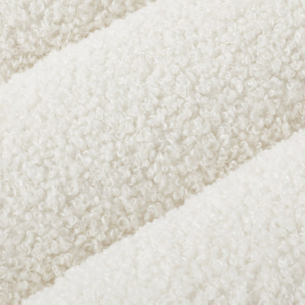 Pawz S Size Orthopedic Dog Bed with Sherpa Plush Removable Cover in White-2018816662094090244