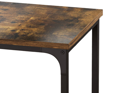 Levede C-shaped End Table Side Sofa Coffee Wood Overbed Laptop Table Industrial-1910112206297632772