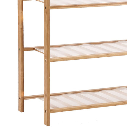 2x Levede 3 Tier Bamboo Shoe Rack Shoes-1919892878260310020