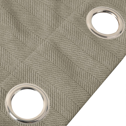 Marlow 2XBlockout Curtains Chenille 180x250 Coffee CD1016-180x250-DG-1973194067525373956