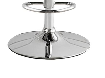 Levede 1x Kitchen Bar Stools Gas Lift Silver-1910113241103732740