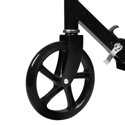 MONVELO Folding Scooter Dual Large Wheels Black-1950770003473207300