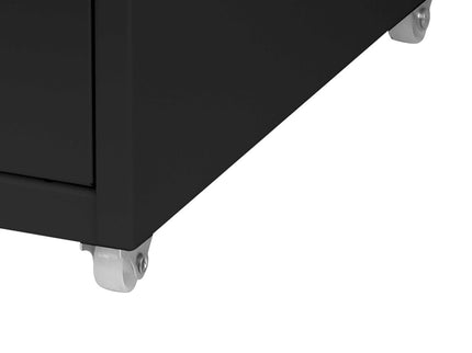 Levede 8 Drawer Office Cabinet Drawers Black-1917016720166490116