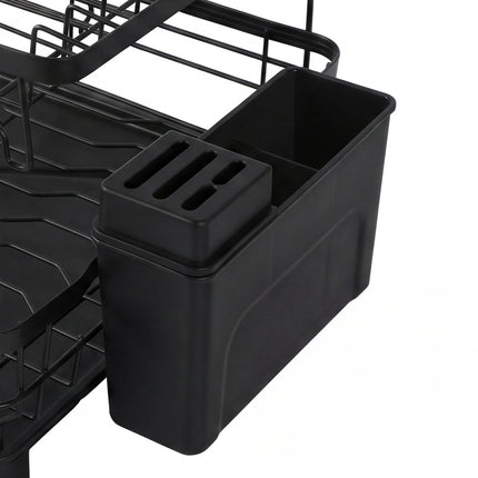 Toque 2 Tier Drying Rack Kitchen Organizer Storage Plate Drainer Cutlery Holder-2061251870420242436