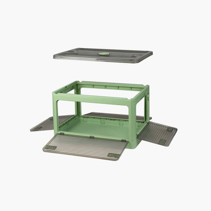 55L Storage Boxes Stackable Container M Green Medium-1973193712464957444