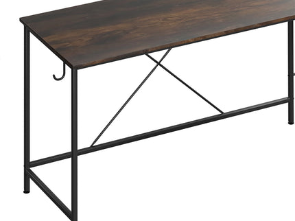 Levede Computer Desk Corner Desk Brown-1910112201935556612