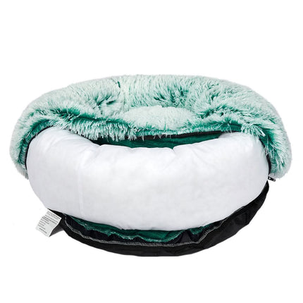 PaWz Pet Beds Dog Cat Soft Warm Kennel XXL Teal XX-Large-1954802522367594500