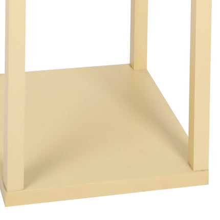 EMITTO Floor Lamp LED Storage Shelf Khaki-1973193956544090116