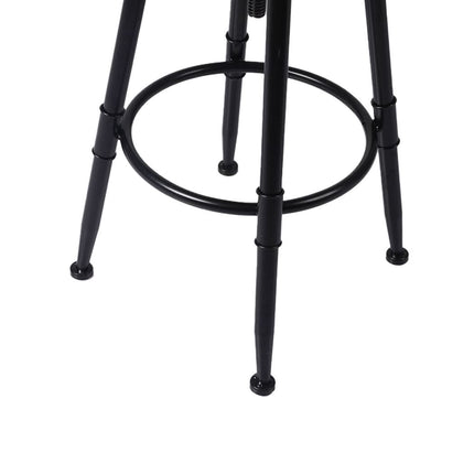 Levede 2x Bar Stool Kitchen Wooden PU-1963748915954192388