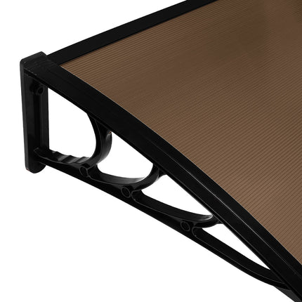 Mountview Window Door Awning Outdoor 1M X 1.5M Brown 1x1.5M-1973193987636465668