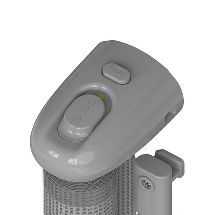 BoPeep Retractable Baby Safety Gates 150cm Grey 150 cm-1973193926219272196