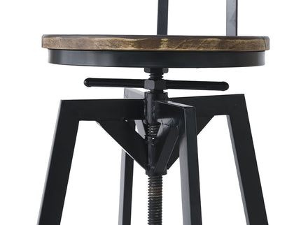 Levede 1x Bar Stool Industrial Adjustable-1910113242009702404