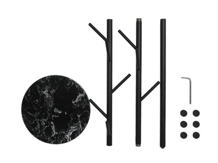 Levede Coat Rack Hat Clothes Stand Hanger Black-1942353103273725956