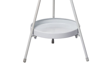 Levede Plant Stand 2 Tiers Outdoor Indoor White Large-1864184723920785412