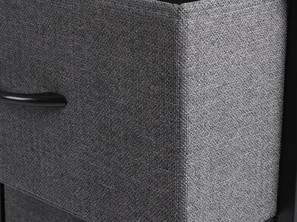 Levede Storage Cabinet Tower Chest Dark Grey-1917016726277591044