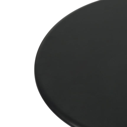 Levede Side Table Vintage End Round Black-1973194079571415044