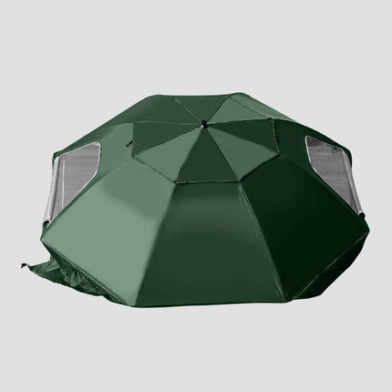 Mountview Beach Umbrella Outdoor Umbrellas Green 2.13M-1973193757977350148