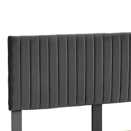 Levede Bed Frame Queen Size Mattress Grey-1975420520312737796