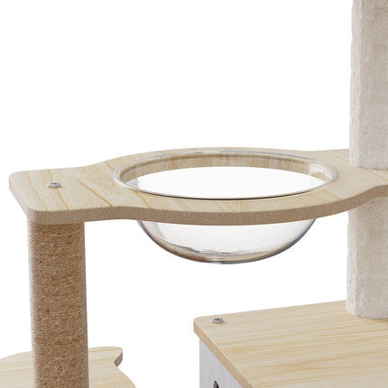 Pawz Cat Tree Tower Scratcher Wood Condo House 120cm-2006732707882733573