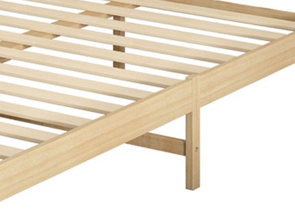 Levede Wooden Bed Frame Queen Size Mattress Natural-1864183193100488709
