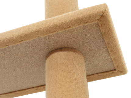 PaWz Cat Tree Tower Scratching Post Beige-1864184511294738437