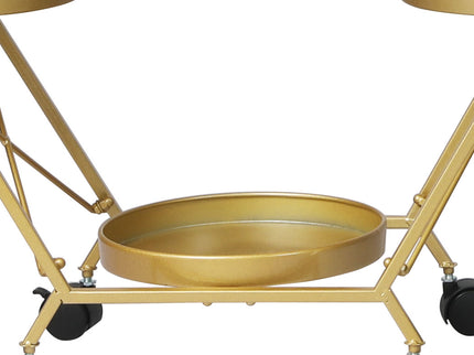 Levede Plant Stand Garden Outdoor Indoor Gold-1864184724919029765