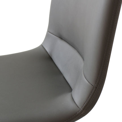 Levede Stackable Dining Chairs Kitchen Grey-1975420496312930309