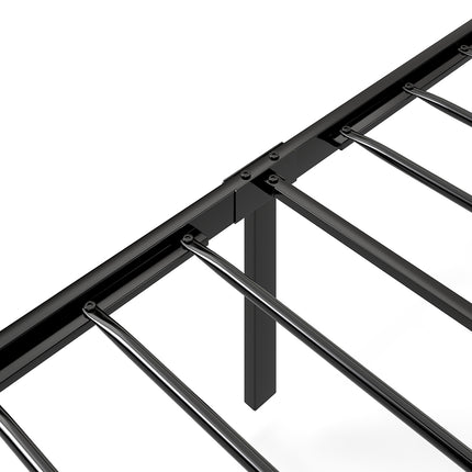 Levede Single Bed Frame Leather Headboard RGB 2 Drawers-2006732795887620101