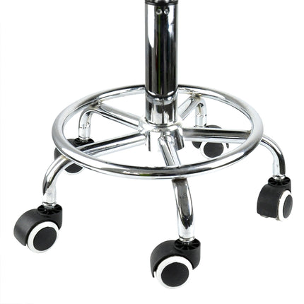 2x Levede Swivel Salon Barstool Hairdressing White-1973193727035969541